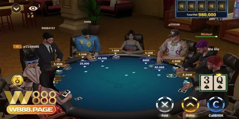 Học cách làm chủ ván cược với game bài poker 3D phong cách mới lạ