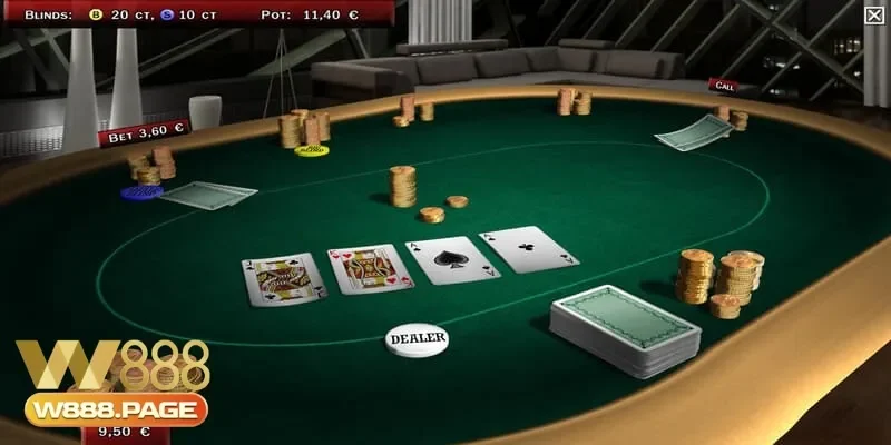 Khẳng định bản lĩnh ván đấu game bài poker 3d căng não