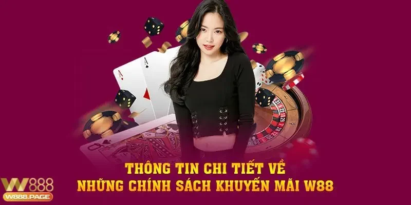 Những thông tin tổng quan về chương trình khuyến mãi W88